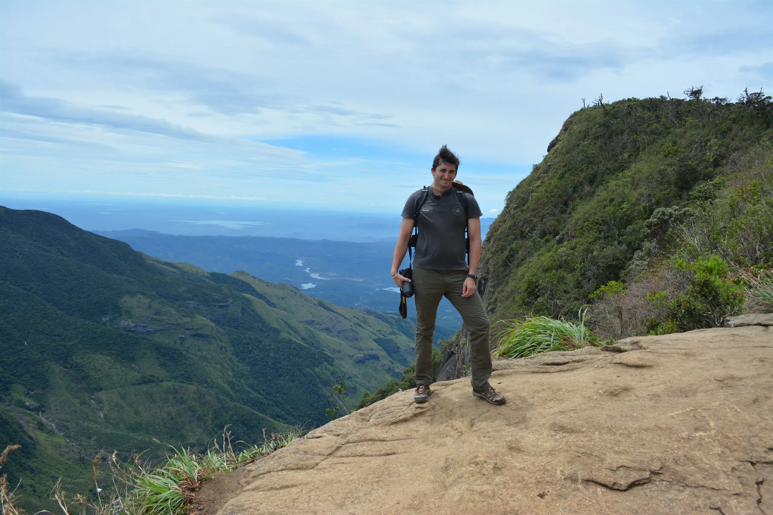 The view from World's End on the Horton Plains plateau